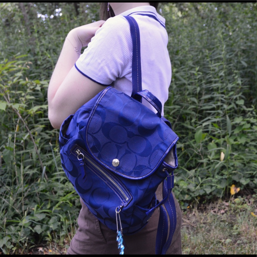 Navy Coach Backpack